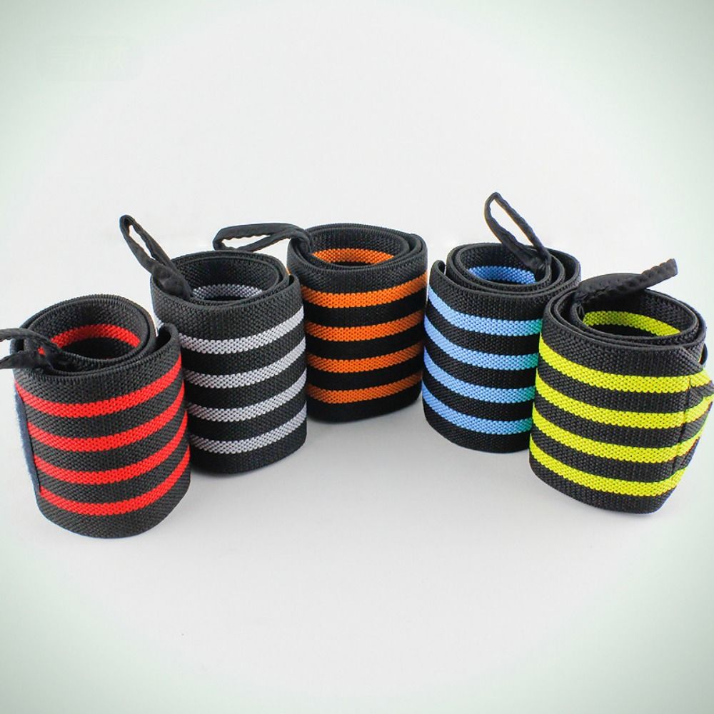 Wrist Wraps Weightlifting Support - 1 Pasang Penyangga Pergelangan Tangan untuk