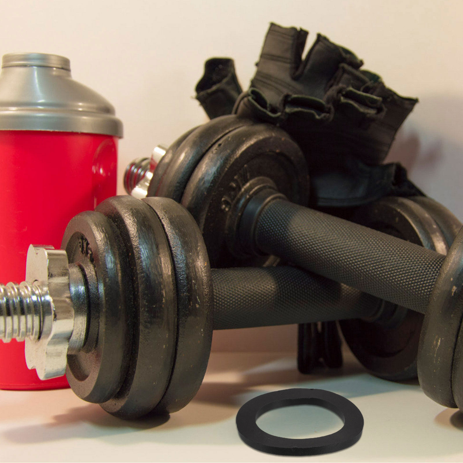 Fitness Equipment - 100 buah ring anti-selip untuk dumbbell