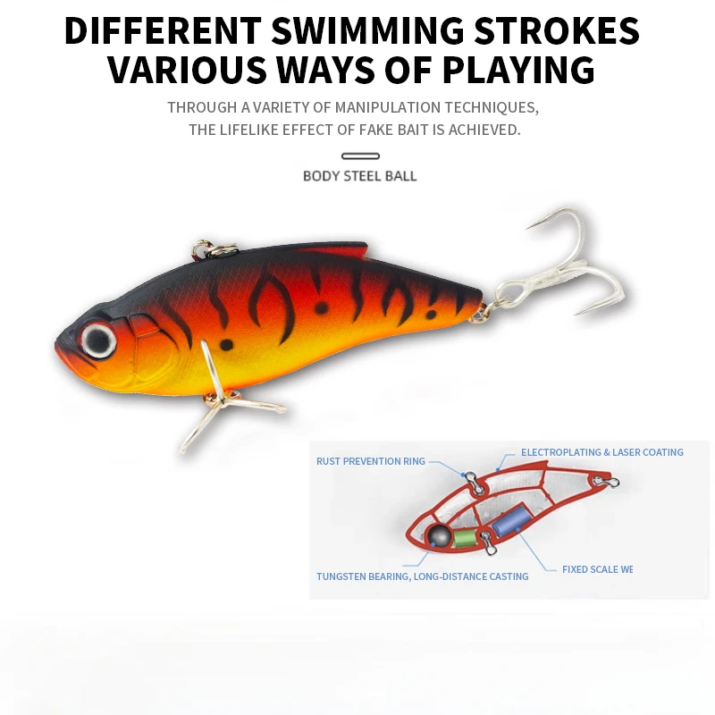 Fishing - Umpan pancing crankbait tanpa liless, umpan