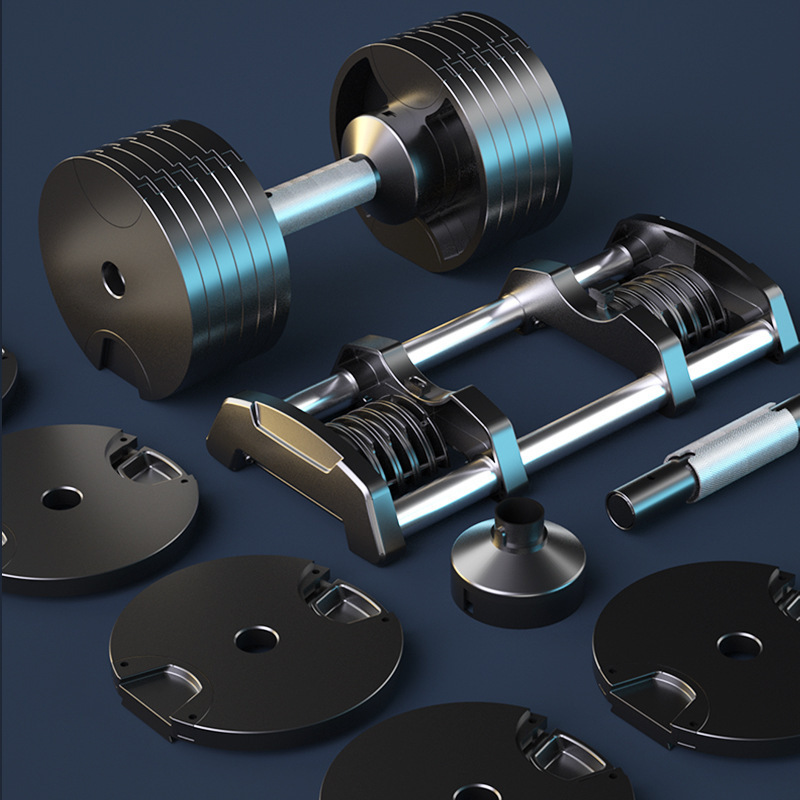 Peralatan Kebugaran Berkualita - Adjustable Dumbbell Pair 40Kg ulasan dan harga