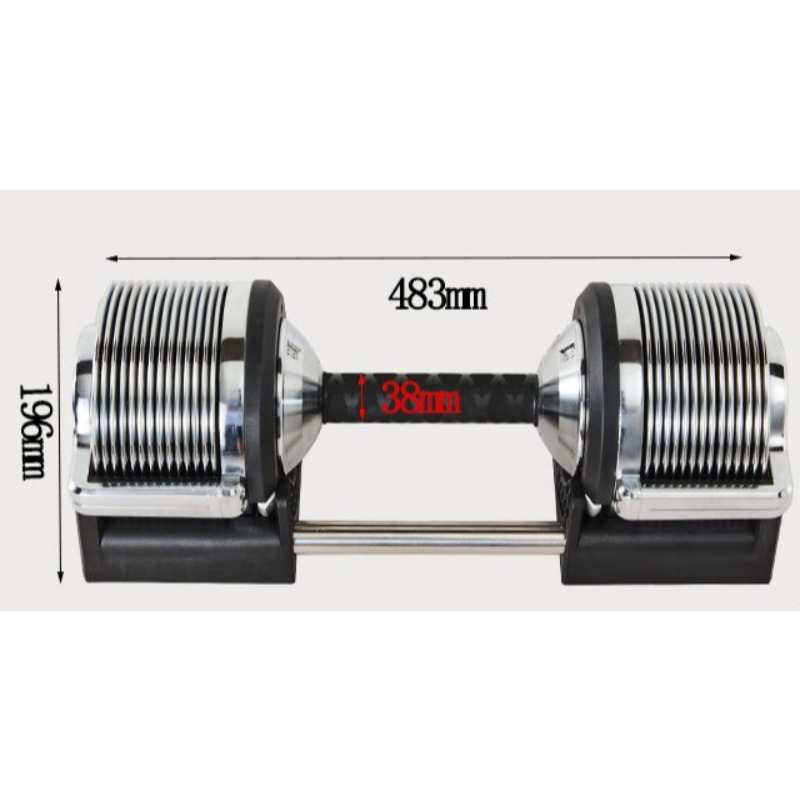 32kg per dumbbell, dumbbell be - Adjustable Dumbbell Pair 40Kg ulasan dan harga