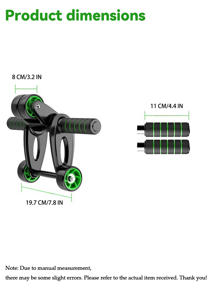 Alat Latihan Otot Perut Ab Rol - Ab Roller Wheel With Elbow Support ulasan dan harga